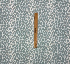 BALLARD DESIGNS KNOX BLUE ANIMAL LEOPARD PRINT MULTIUSE FABRIC BY YARD 54″W