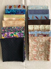 14 Fat Quarter Fabrics 18″ x 21-22″ Quilting Sewing Crafts Stash Builder
