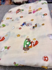 100% Cotton Double Gauze Fabric Cute Print by the Yard Soft Breathable Sewing