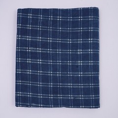 1 Yard Indian Hand Block Print Indigo Blue Cotton Natural Sanganeri Print Fabric