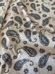 Vintage Cranston Print Works Company Paisley Fabric