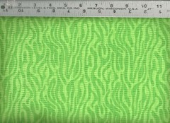 Plisse Zebra Print Bright Lime Green ~ Quilting Sewing Crinkle Fabric BTY