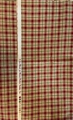 Sue Marsh For Marcus Brothers Textiles, Inc. Red Plaid One Yard