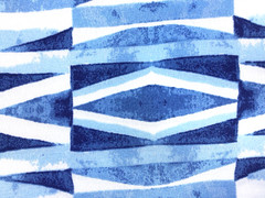 Outdoor Tommy Bahama Fabric Abstract Blue Upholstery Patio Porch 4 Yard Lot
