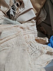CLOSEOUT EXOTIC FABRIC SCRAPS PER 5 LBS BULK: SILK, CASHMERE, WOOL, COTTON MORE