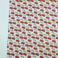 Retro Pop Cherry Patterned 30s Fabric made in Korea by the Yard