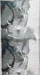 IKEA Fabric NATTGLIM Martin Bergstrom 60×60 Home Decor Wt Cotton