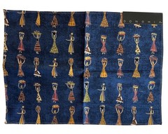 Fabric Donghia Au Marche Woven in France Upholstery Sample Figural 12” L x 16” W