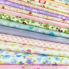 Flic-Flac Quilting Fabric Squares 100% Cotton Precut Quilt Sewing Floral Fabrics