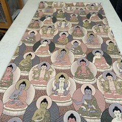 Mystery Buddha Cotton Quilting Fabric 30” X 33” No Brand