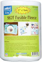 987F Fusible Fleece 22″ (Bolt, 7 Yards), Fabric by the Bolt