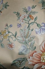 Metropolitan Museum Of Art Kaufmann Screen Print Fabric Florals 2.25 Yrds X 55