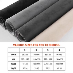 Gray Headliner Material Suede Fabric Car Roof Liner Replace Upholstery 80″x60″