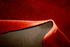 3.47 yds Fil Doux Plush MOHAIR Velvet Fabric M0809 Ruby Wine Upholstery 125″ BTP