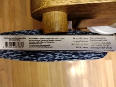 Better Homes & Gardens 100% Cotton Herringbone Blue 8 Yards Fabric Full Bolt