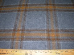 5 2/8 YDS P KAUFMANN WOOL TARTAN PLAID UPHOLSTERY FABRIC FOR LESS