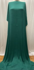 Luxurious Stretch Silk Broadcloth Emerald Green Fabric By The Yard 41-42″ Wide