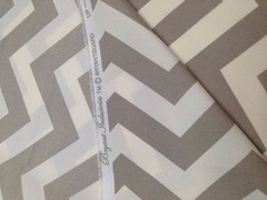 BRYANT PALMER COBBLESTONE GRAY CHEVRON ZIG ZAG OUTDOOR FABRIC BY THE YARD 54″W