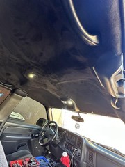 Black Suede Headliner Material – 120″ x 60″ – Tube Packaging#//