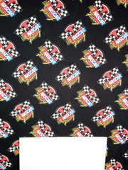 Camelot Fabrics NASCAR Stock Car Racing Black Background BTHY