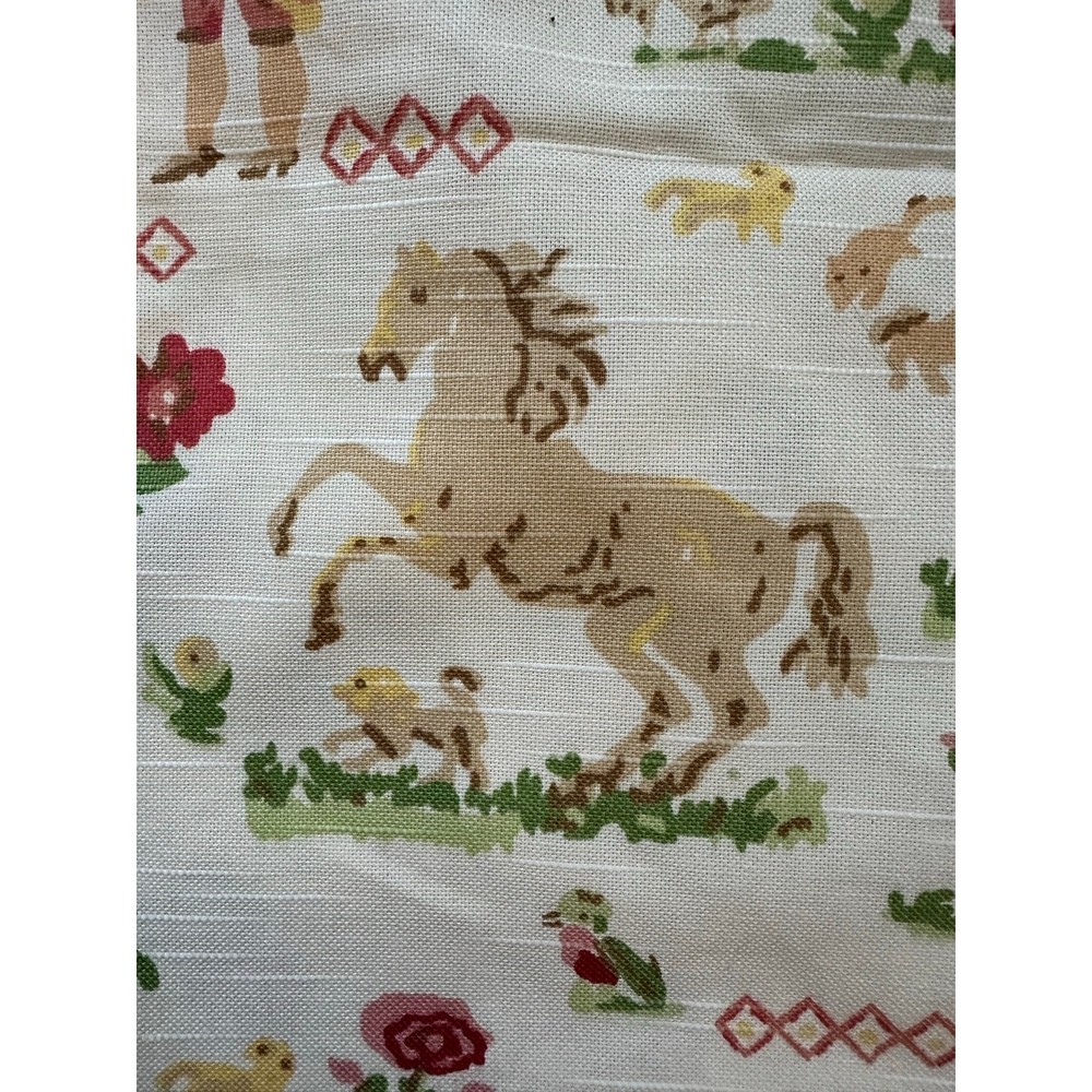 Richloom Platinum Collection Fabric rare 8 yards wide toile de jouy European 55”