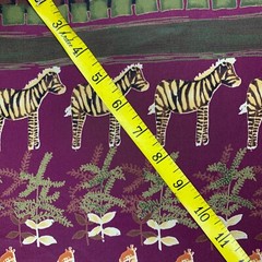 New African Hi Fashion Fabrics 5 yds MuuMuu Kaftan Giraffes Zebras Poly Rayon