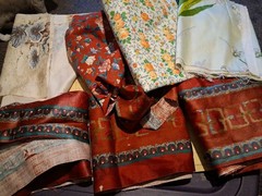 Lot MN Scraps Assorted Sizes Designs Colors Pieces