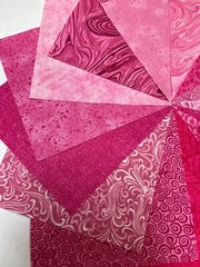 Shades of Pink ~ 42 5″ Squares ~ Color Charm Pack