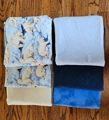 13 Yds Cotton Flannel Coordinated Quilting Fabric Polar Bear Patrick Lose & GIFT