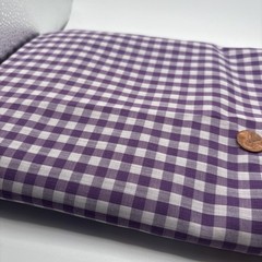 3 yards 43” wide Purple Gingham Fabric Cotton or Blend