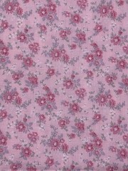 Pink Floral Fabric Peter Pan Fabrics Cotton 44″ BTY