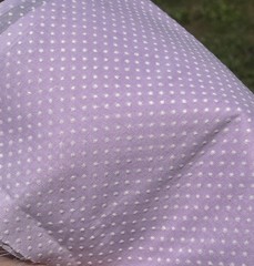 DOTTED SWISS FABRIC – Beautiful Vintage Pale purple lavender – 42 x 44 inches