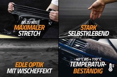 Customizable Interior Wrap – Black Diamond