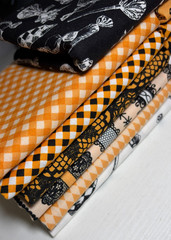 Halloween Fabric Bundle – 13 Assorted Half-Yard Cuts