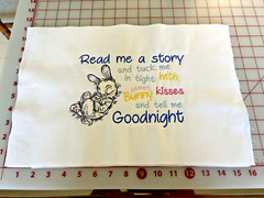 “Read Me A Story” Reading Pillow / Quilt Panel with Pellon Fusible Fleece