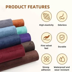 Sticky Car Fabric Interior Modificatio Velvet Self for Roll Adhesive Liner Suede