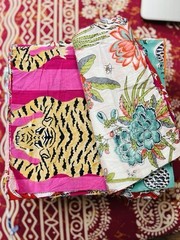 50 Mix Charm Pack Cotton Squares Patchwork Quilting Fabric Bundle Scraps Lot
