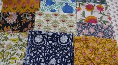 60 Pcs Mix Charm Pack Cotton Squares Patchwork Quilting Fabric Bundle Scraps Lot