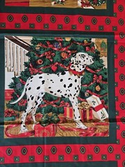 Dalmatian Yorkie SPOTTED Dogs ERLANGER 2 Designs 10 Panels 13″x13″ **1 Of 2