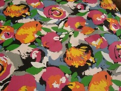 1 of 9 Yds RICHLOOM Solarium Fabric Outdoor Floral Garden Upholstery 54″ x 36″