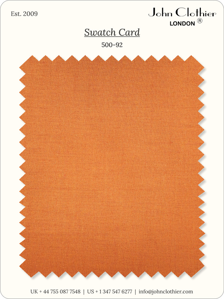 Orange Oxford Cotton Fabric by Yard Dual Tone Sewing Quilting Upholstery Textile
