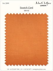 Orange Oxford Cotton Fabric by Yard Dual Tone Sewing Quilting Upholstery Textile