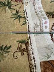 Pat Freund for P Kaufmann MONKEY PALM TREE Print Decorator Fabric, By the Yard