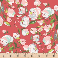 Wild Bloom Everlasting Blooms Berry AGF 22037 Cotton Fabric half yd cont cuts