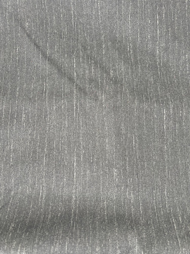 Rayon Polyester Fabric 1.5 Yards 58″ Wide Black Gray Directional Tweed Look