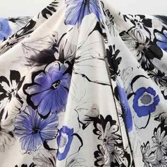 53” Wide By Yard Retro Dress Shirt Material Natural Silk Cotton Fabric Light