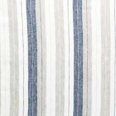 LINEN 100% CHAMBRAY YARN DYED FABRIC BEDDING CLOTHES SOLID CHECK STRIPE BLUE 44′
