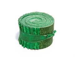 It’s All GREEN Jelly Roll 2.5″ pre-cut 100% cotton fabric quilting 18 strips