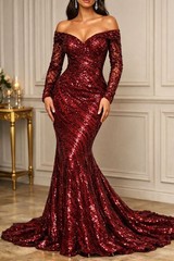 Silver Sequin Vine Mesh Fabric | All-Over Sequin Embroidered Net For Dress