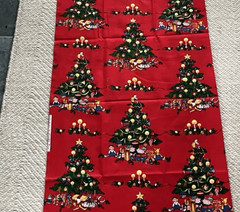 2 Yards 44″ Wide Christmas Tree Fabric By Nicole DeLeon For Alexander Henry
